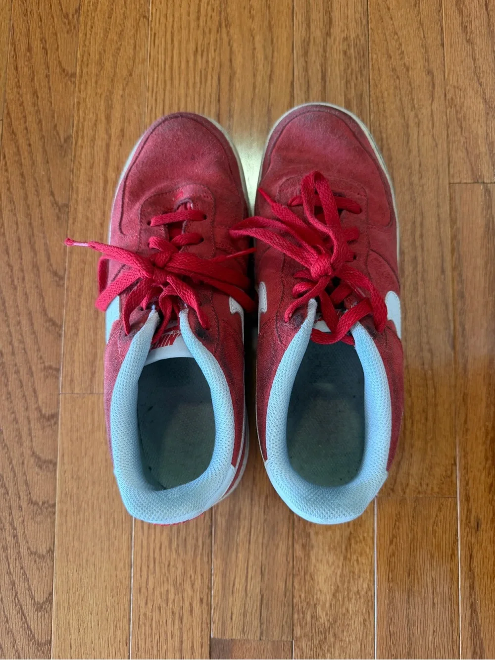 Nike Air Force 1 GS gym red white 6.5Y sneakers